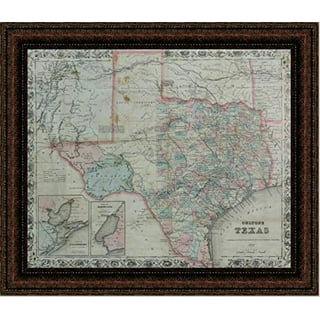 Texas Map Rivers