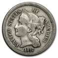 thumbnail image 1 of 1872 3 Cent Nickel Fine, 1 of 2