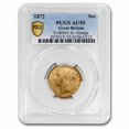 thumbnail image 1 of 1872 Great Britain Gold Sovereign Victoria St. George AU-55 PCGS, 1 of 3