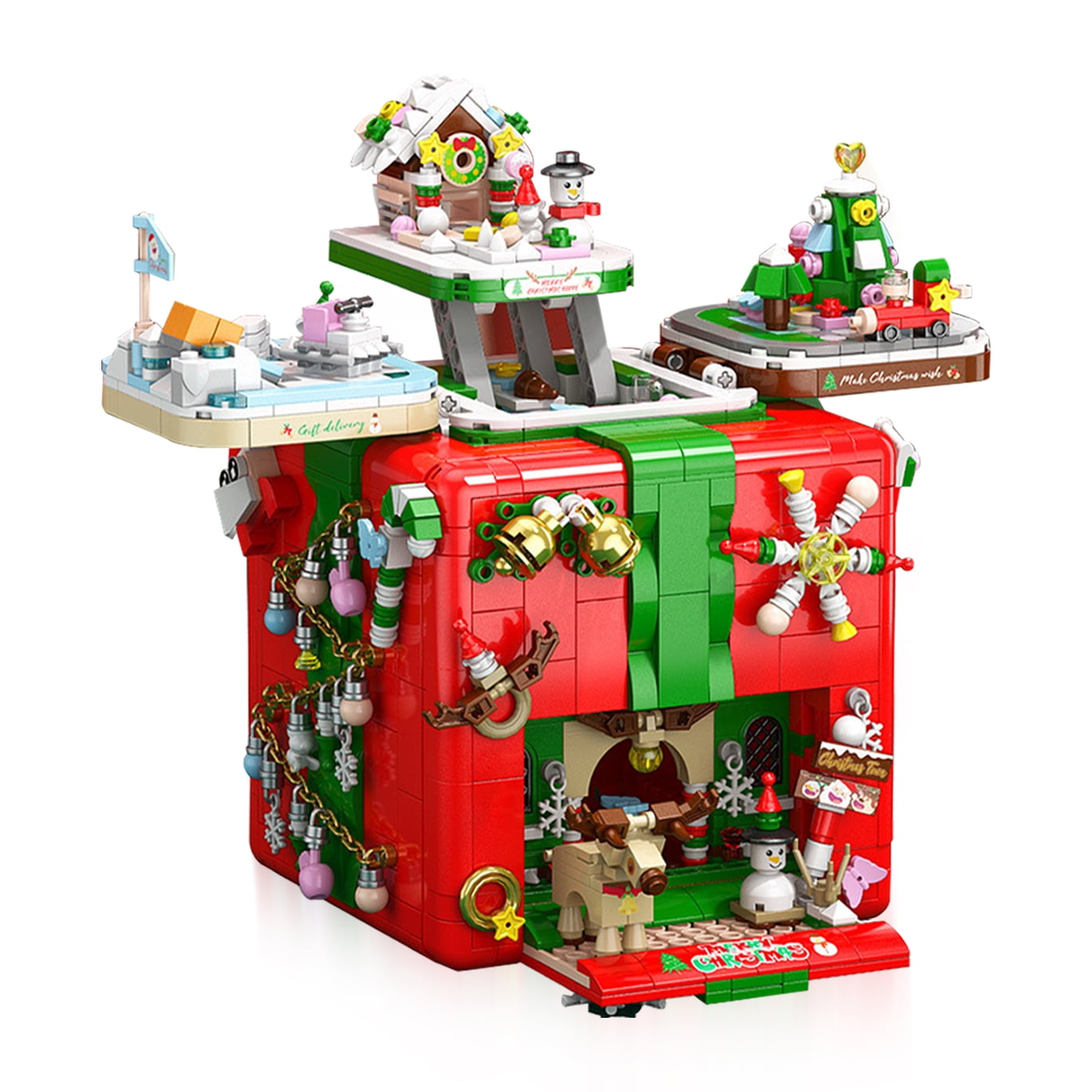 Customer reviews for 1873-Piece Christmas Building Blocks Kit
