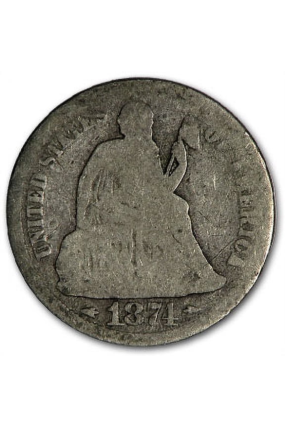 1874 Liberty Seated Dime Good