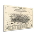 thumbnail image 1 of 1875 Graphic Chart of San Francisco Map Print with Index to Points of Interest - Vintage Map of Bay Area Poster - San Francisco Map Poster - San Francisco Map Art, 1 of 8