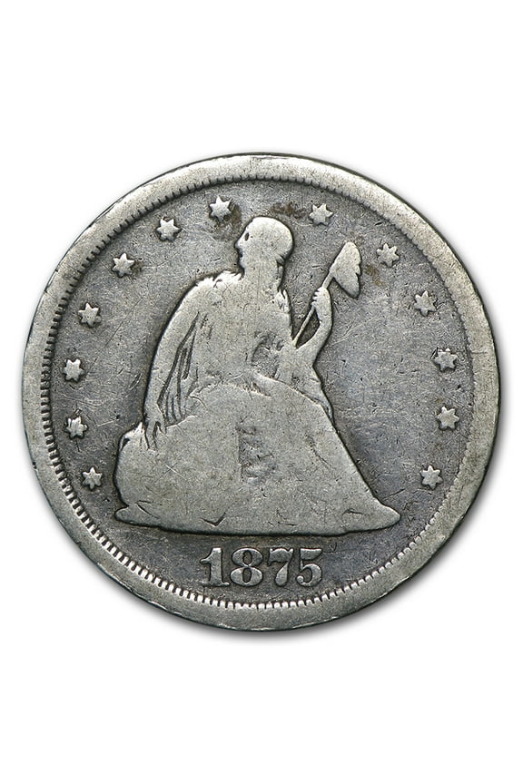 1875-S Twenty Cent Piece VG