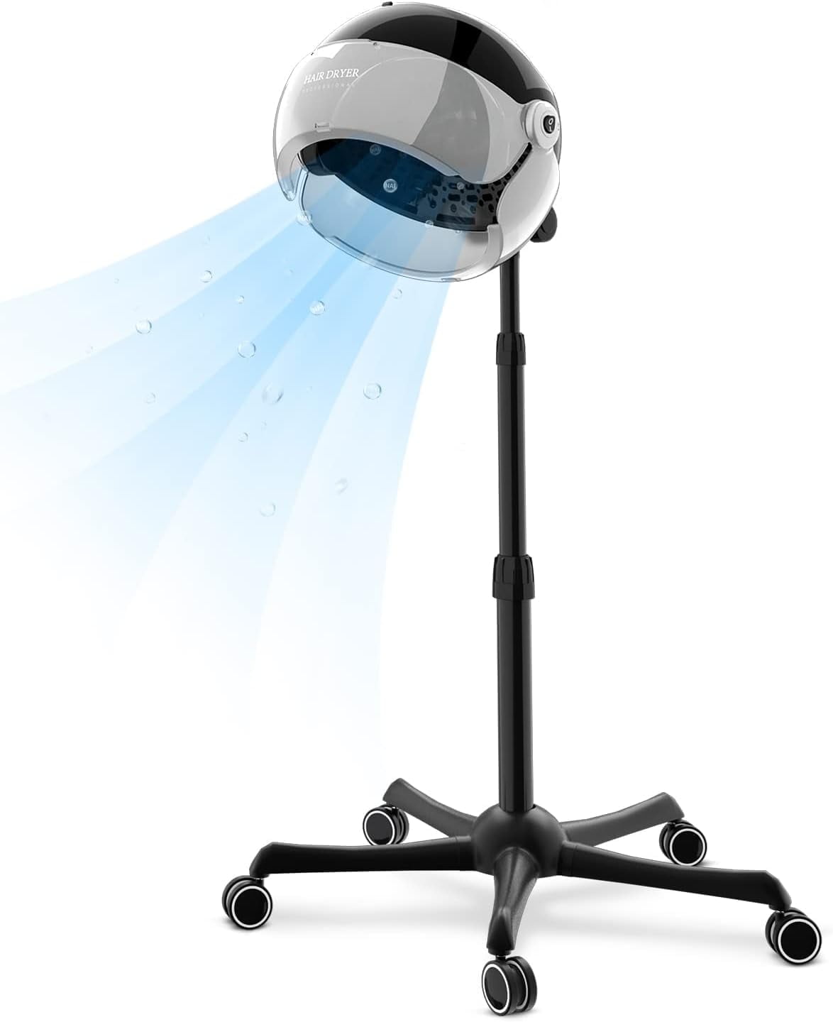 1875W Ionic Professional Salon Hair Dryer with Adjustable Heat