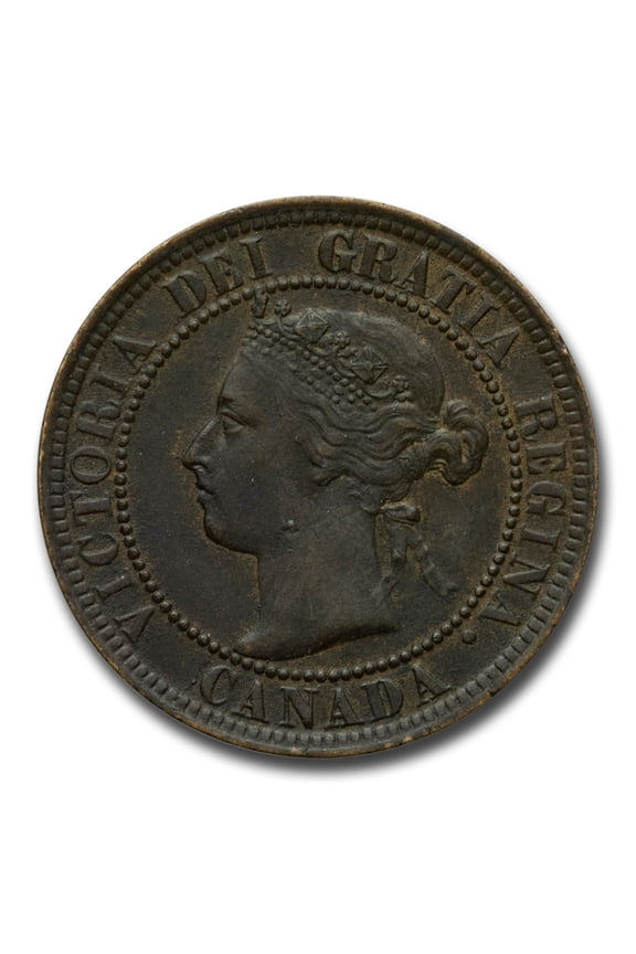 1876-1901 Canada Large Cent Victoria Avg Circ