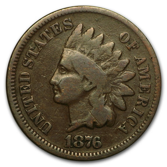 1876 Indian Head Cent Good