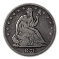 thumbnail image 1 of 1876-S Liberty Seated Half Dollar Fine, 1 of 2