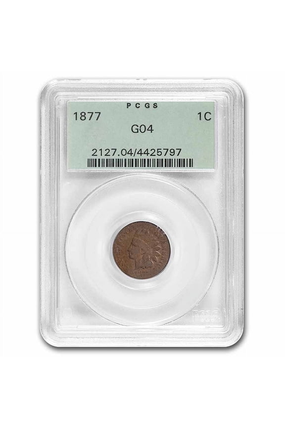1877 Indian Head Cent Good-4 PCGS