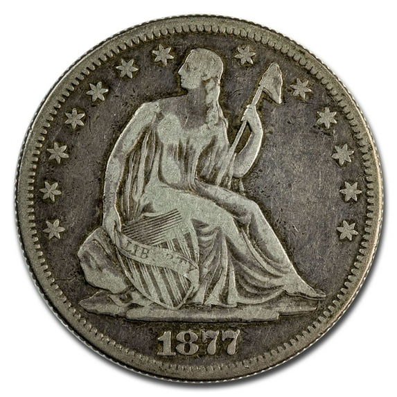 1877-S Liberty Seated Half Dollar Fine