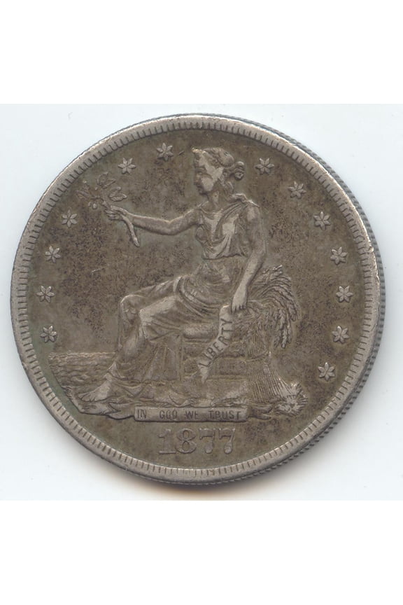 1877-S Trade Dollar, Original XF