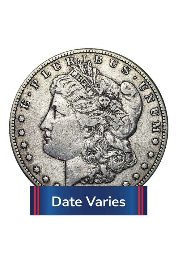1878 - 1904 $1 Morgan Silver Dollar Very Good - Very Fine VG-VF