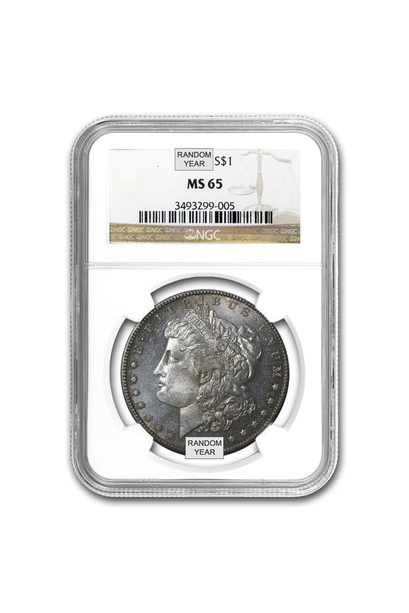 1878-1904 Morgan Dollars MS-65 NGC (Toned Obv/Rev or Both)