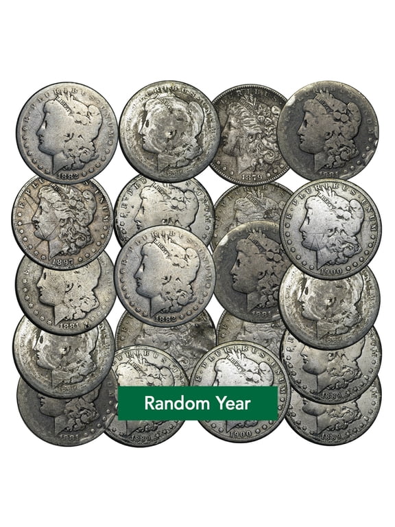1878-1904 Morgan Silver Dollar Cull (Random Year) - Lot of 20