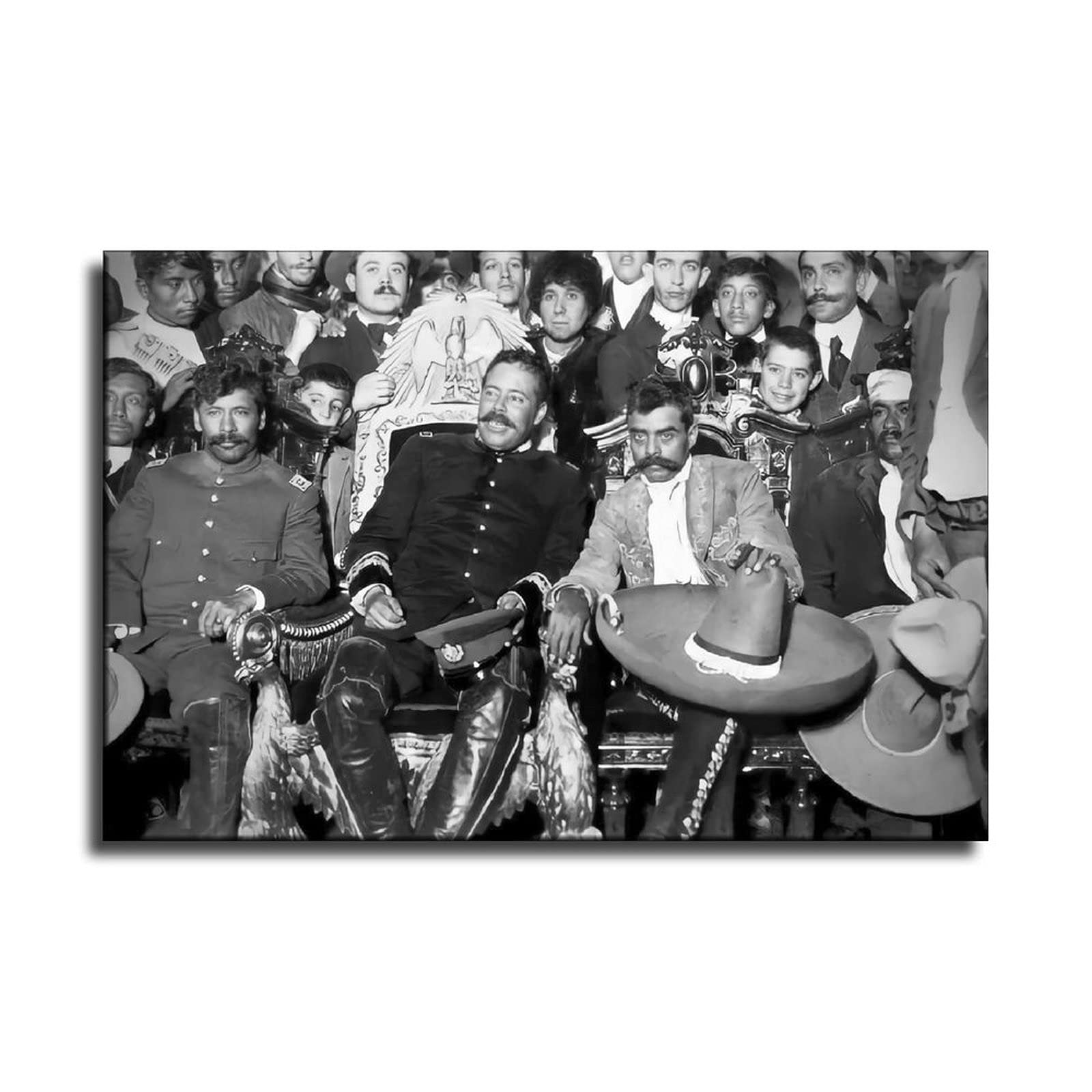 18781923 Mexican Revolution Pancho Villa And Emiliano Zapata Canvas Art Poster Wall Art Print