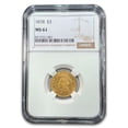 thumbnail image 1 of 1878 $3 Gold Princess MS-61 NGC, 1 of 3