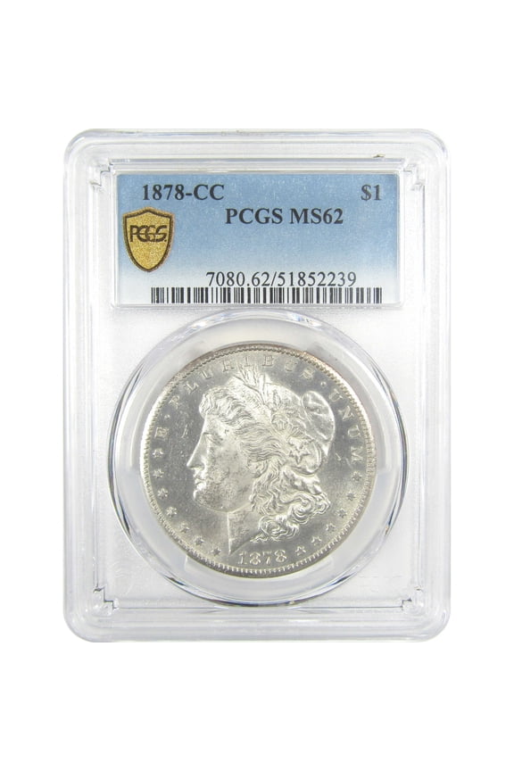 1878 CC Morgan Dollar MS 62 PCGS Silver Uncirculated SKU:I19924