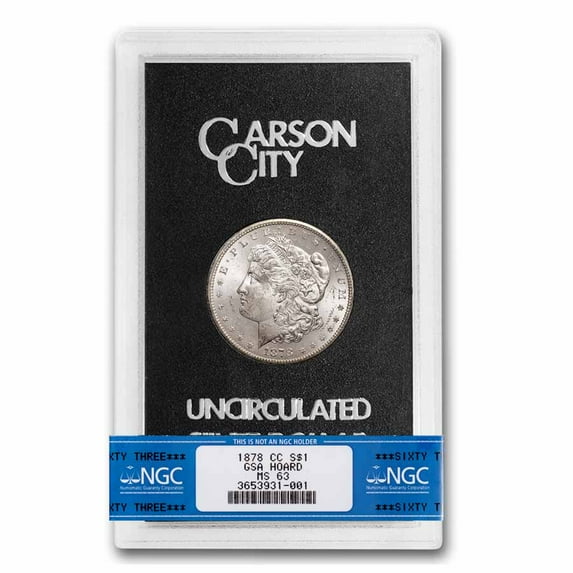 1878-CC Morgan Dollar MS-63 NGC (GSA)