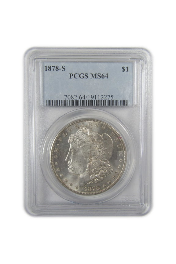 1878 S Morgan Dollar MS 64 PCGS Silver Uncirculated SKU:CPC0600