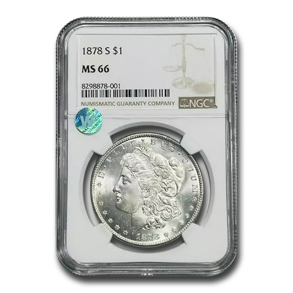 1878-S Morgan Dollar MS-66 NGC