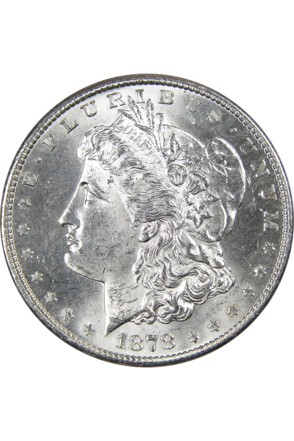 1878 S Morgan Dollar Uncirculated Mint State Silver $1 Coin