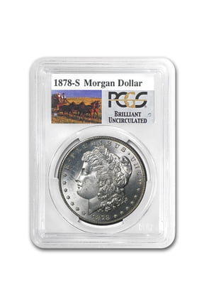 1878-S Stage Coach Morgan Dollar BU PCGS