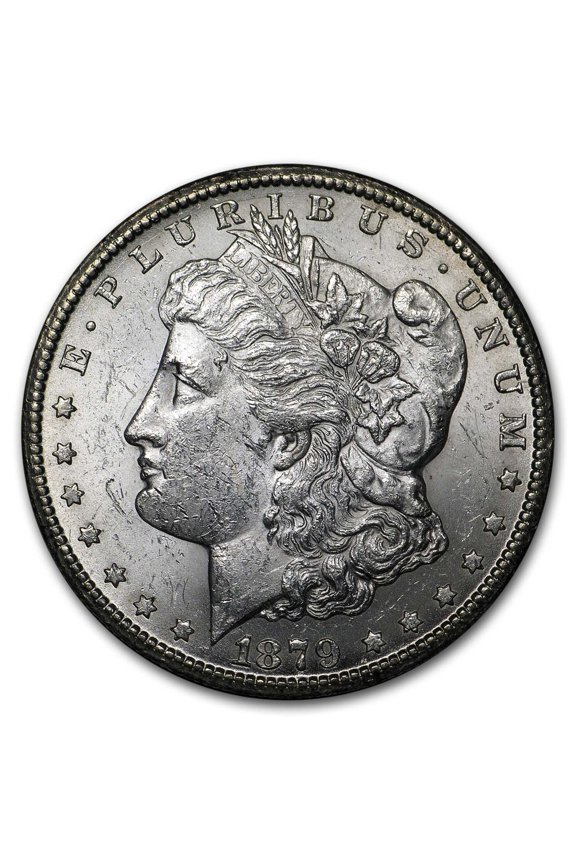 1879-CC Morgan Dollar Capped CC BU