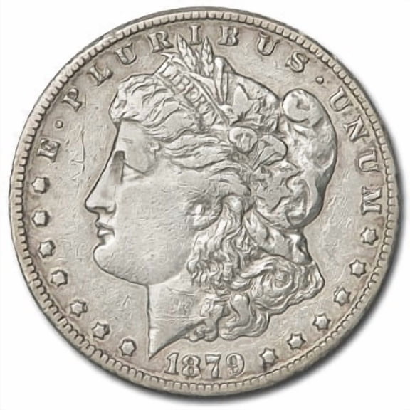 1879-CC Morgan Dollar Clear CC XF (Cleaned)