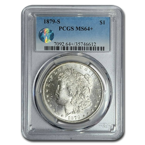 1879-S Morgan Dollar MS-64+ PCGS