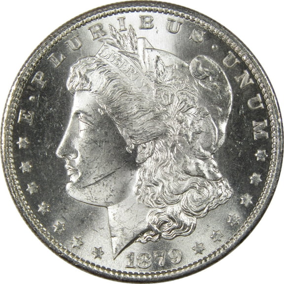 1879 S Morgan Dollar Uncirculated Silver $1 Coin