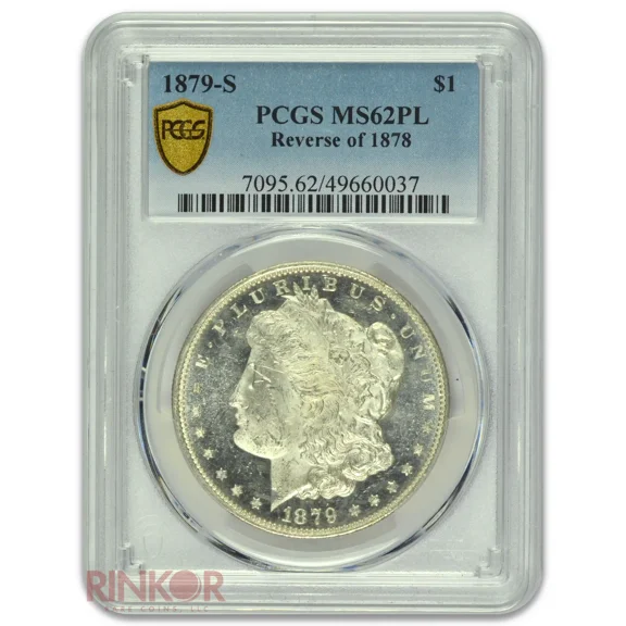 1879-S Reverse of 1878 $1 Morgan Dollar PCGS MS 62 PL