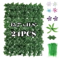 thumbnail image 1 of 188.4" X 23.6" Ivy Privacy Fence Backdrop Decoration Flower Artificial Plants Balcony Outdoor, 1 of 5