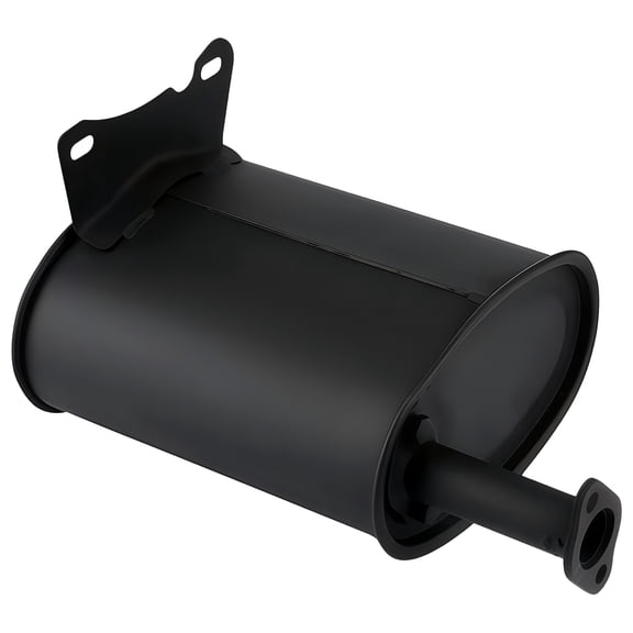 188 Engine Muffler Compatible With GX390/5KW Gas Generator, Exhaust Silencer Kit With 1.97 In (50 Mm) Outlet, Round Black Metal Shell, Compatible With Duromax, Firman Generators