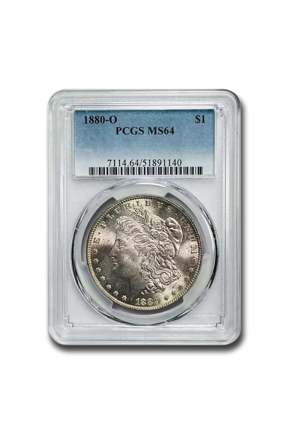1880-O Morgan Silver Dollar MS-64 PCGS