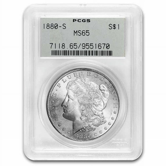 1880-S Morgan Dollar MS-65 PCGS (OGH)