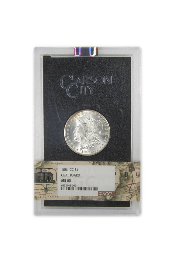 1881 CC GSA Morgan Dollar MS 63 NGC Silver Uncirculated SKU:CP5