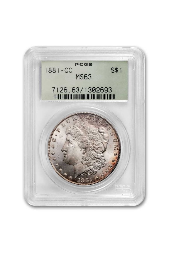 1881-CC Morgan Dollar MS-63 PCGS