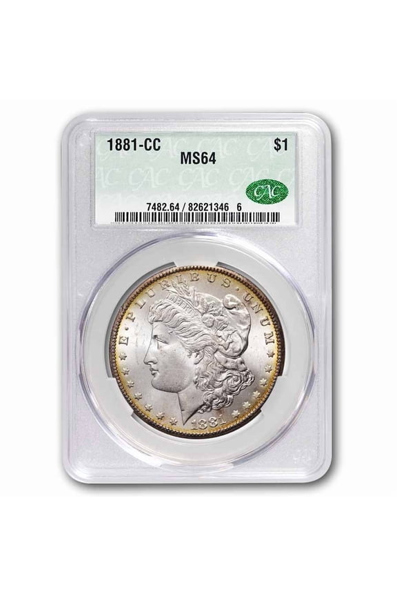 1881-CC Morgan Dollar MS-64 CACG (Toned)