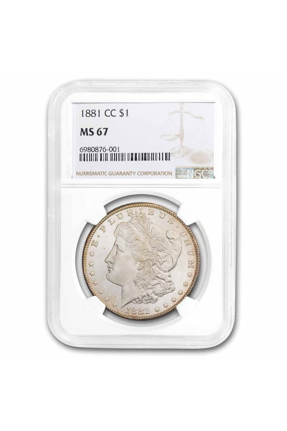 1881-CC Morgan Dollar MS-67 NGC