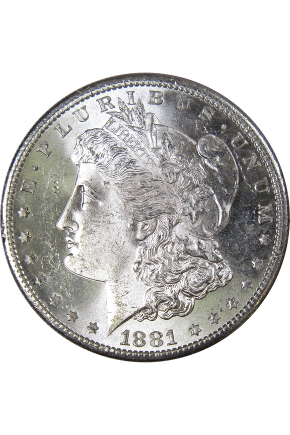 1881 S Morgan Dollar BU Choice Uncirculated Mint State 90% Silver $1 US Coin