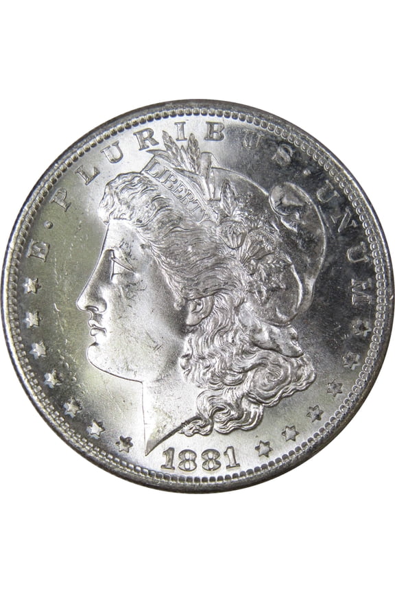 1881 S Morgan Dollar BU Uncirculated Mint State 90% Silver $1 US Coin