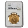 thumbnail image 1 of 1882-CC $20 Liberty Gold Double Eagle AU-58 NGC, 1 of 1