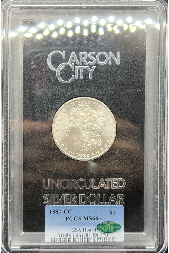 1882-CC GSA Morgan Dollar MS66+ PCGS CAC (PA81890170)