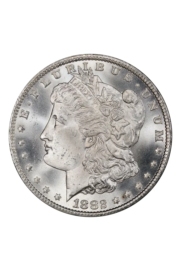1882 CC Morgan Silver Dollar PCGS MS-65
