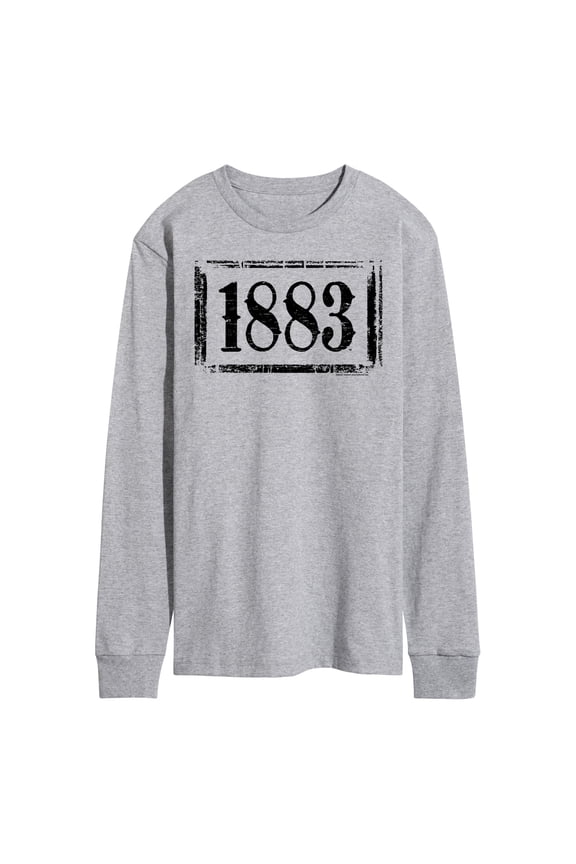 Yellowstone - 1883 Logo - Men's Long Sleeve Graphic T-Shirt