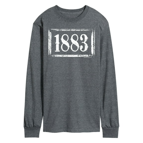 Yellowstone - 1883 Logo - Men's Long Sleeve Graphic T-Shirt