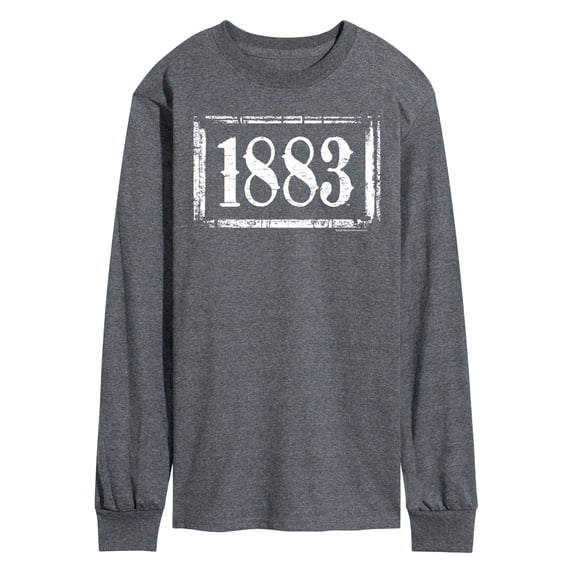 Yellowstone - 1883 Logo - Men's Long Sleeve Graphic T-Shirt