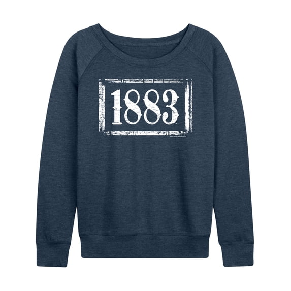 Yellowstone - 1883 Logo - Women's French Terry Long Sleeve Pullover