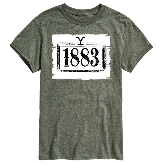 1883 - 1883 Wood Sign Men's Short Sleeve Graphic T-Shirt
