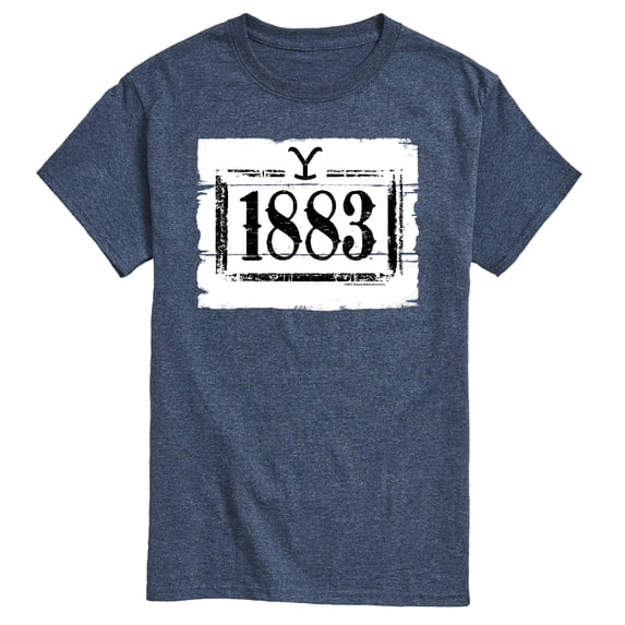 1883 - 1883 Wood Sign Men's Short Sleeve Graphic T-Shirt