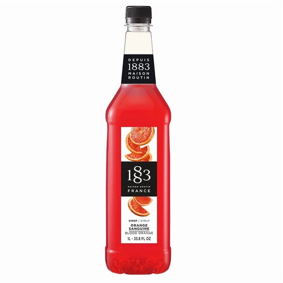 1883 Blood Orange Syrup PET cs 6/1 ltr